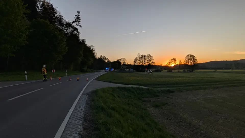 H2 VU - Motorradfahrer verunglückt
