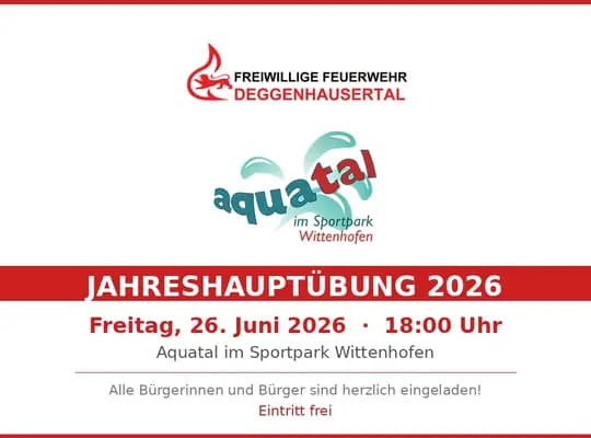 Jahreshauptübung 2026 – Zuschauer willkommen!