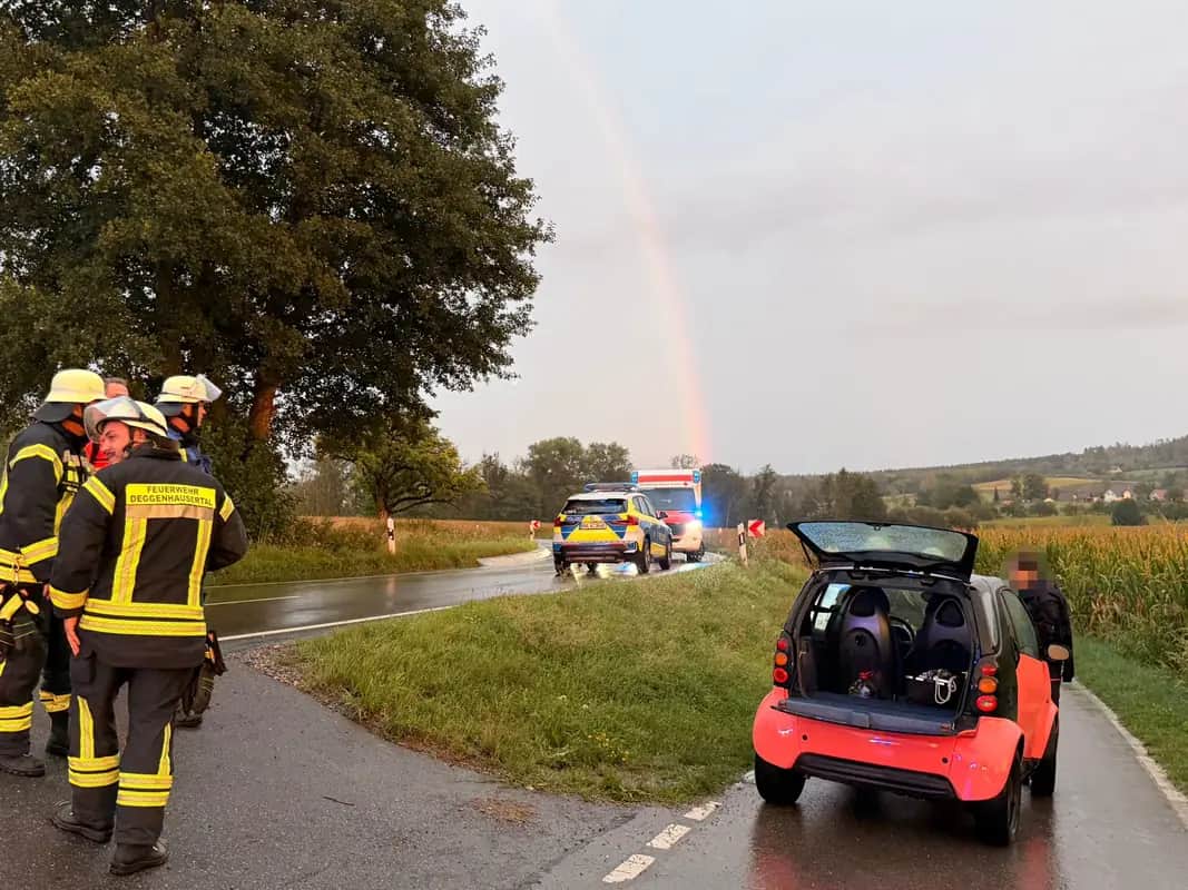 B KFZ – Überhitztes Fahrzeug auf der L 204