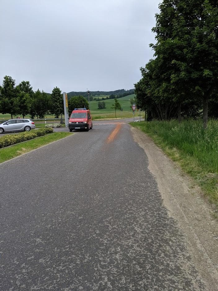 Straße reinigen