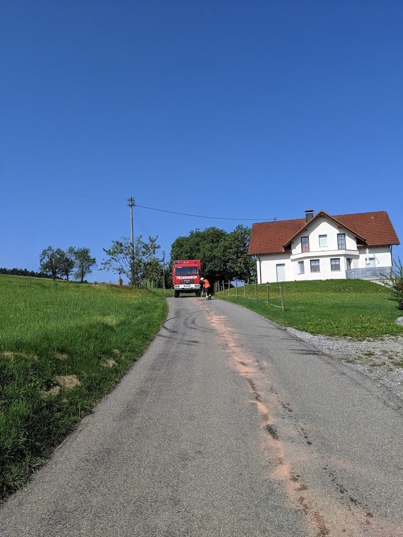 Straße reinigen