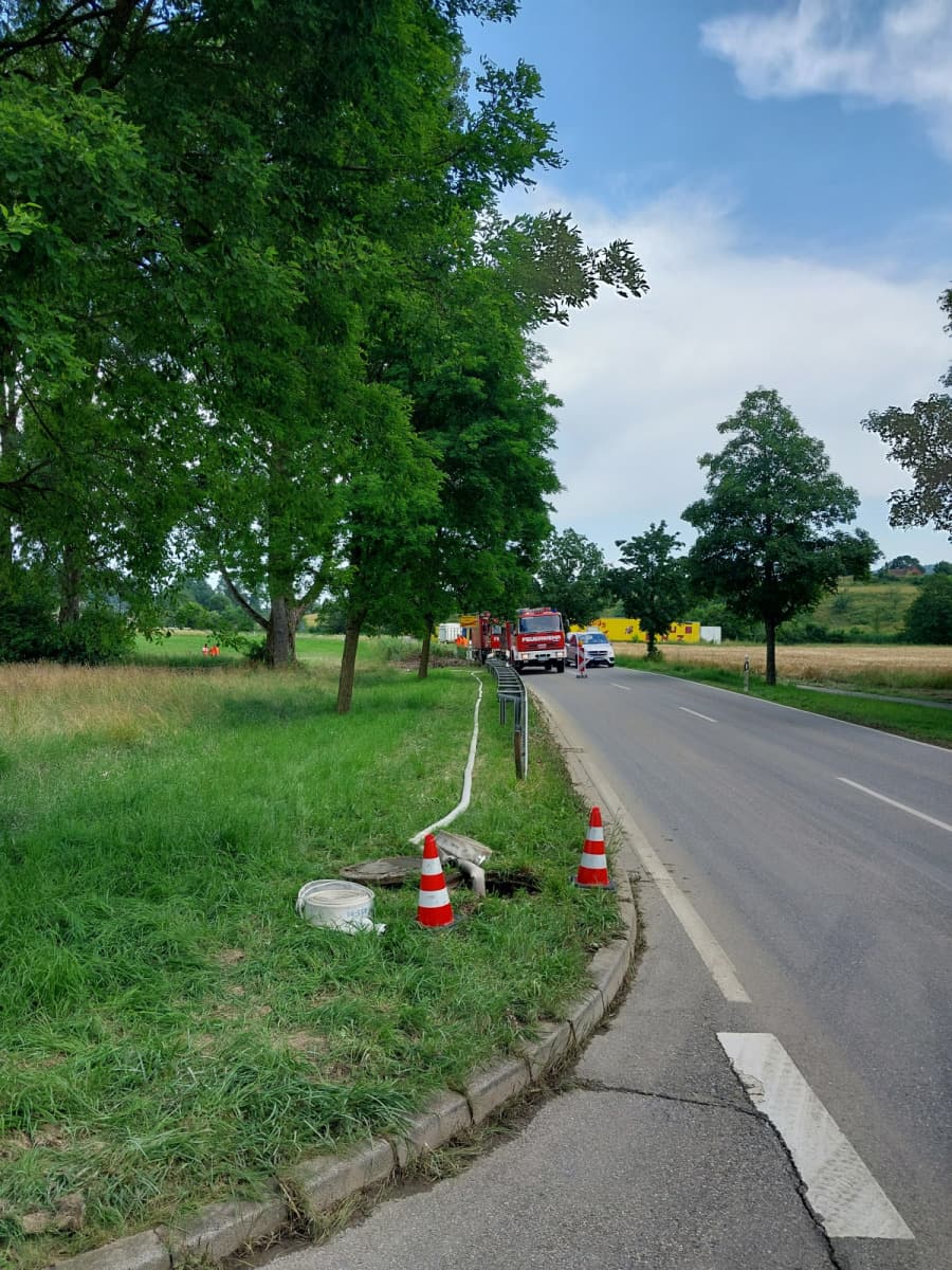 Abpumpen von Oberflächenwasser