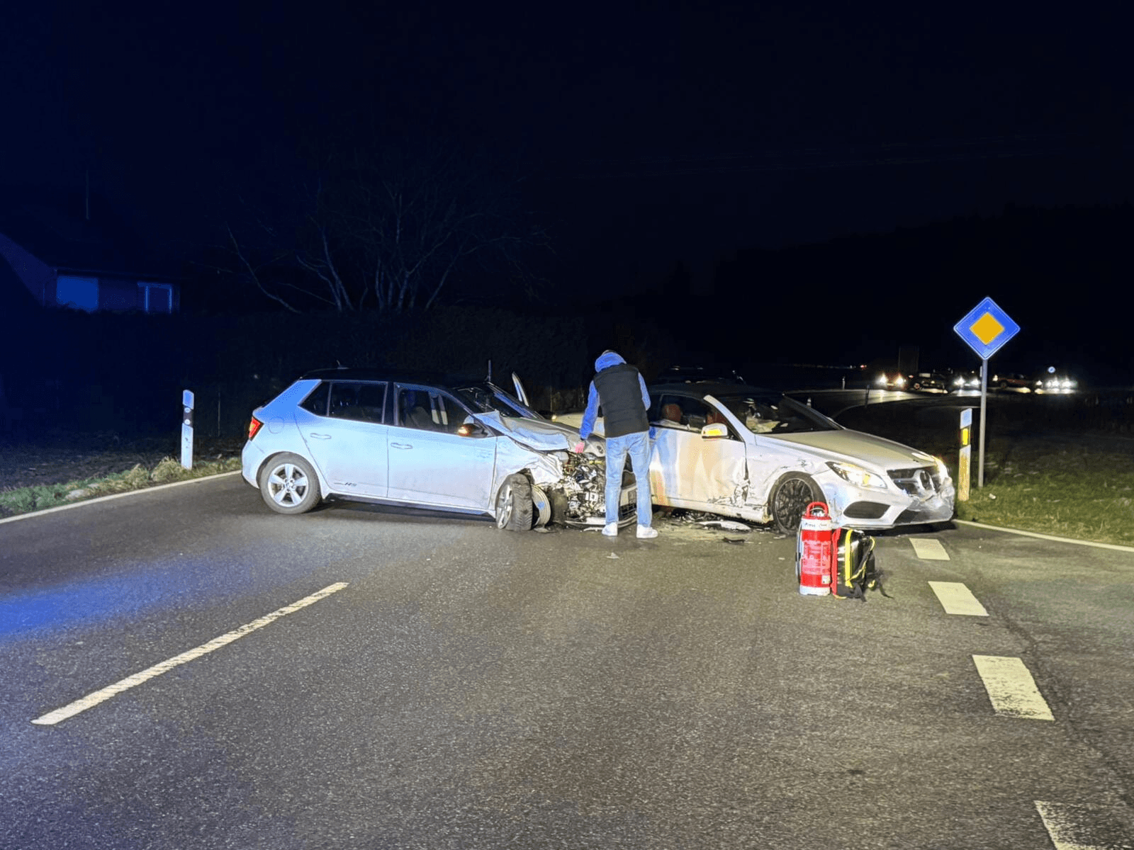 Verkehrsunfall auf L204