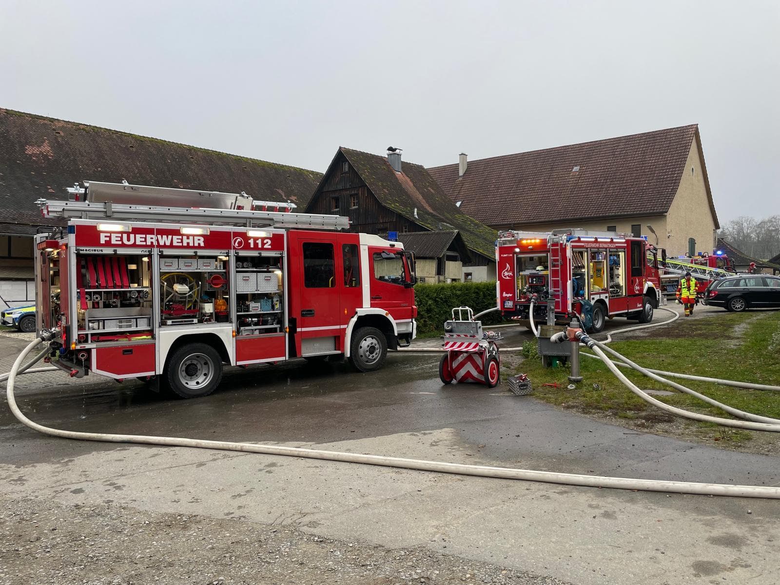 Unterstützungseinsatz in Wiggenweiler