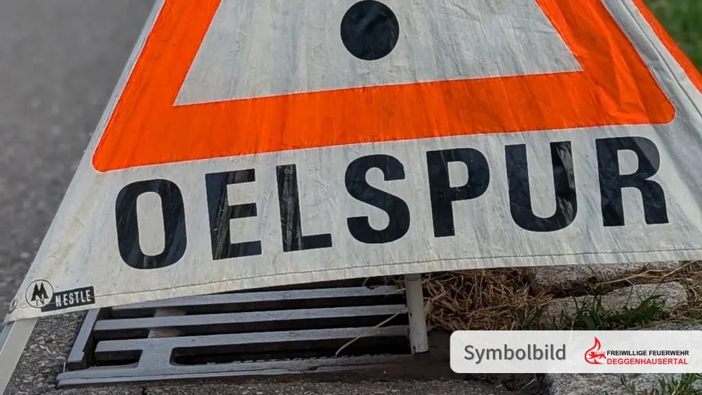 H EVD – Ölspur nach Verkehrsunfall